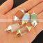 JF8549 New 2015 crystal quartz gemstone double point connectors