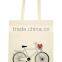 Full face silk printing 38cm x 44.5cm Cotton Shopping bag