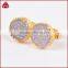 10mm round natural agate titanium AB druzy stone stud earrings