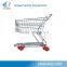 Asian Type Supermarket Shopping Cart Metal Shopping Trolley