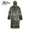 Polyester PVC Raincoat Woodland Jacket Raincoat Of Military Camouflage