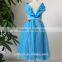 wholesle high quality cinderella dress cosplay costume party dress for girls with butterfly