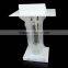 Acrylic lectern with crystal column/ cheap acrylic pulpit