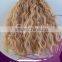 Brazilian Human Virgin Hair Extensions Wave Blonde Color Hair Weft