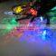 Colorful solar strip light with 10 Deer led+4.5M lenght Cable using for christmas,festival decoration
