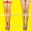 white red pink black lace stockings