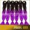 New Premium Hot Selling Best Quality 100g 24inch High Temperature Synthetic Ombre Jumbo Braid