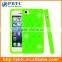 Set Screen Protector And Case For Iphone 5 , Orange Silicone Mobile Phone Diamond Cover