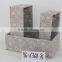 special design rectangular stainless fabric cotton bread basket
