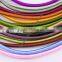 2mm 8mm Sterling Silver Lobster Clasp Silk Cord Necklace