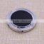 Wholesale round purse hanger/ foldable bag holder with epoxy sticker logo