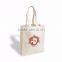 Printed canvas bag-Natural canvas