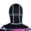 fashonable lycra hood all black spandex and polyester for female