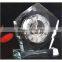 Triangle Crystal Clocks in Polished for Wedding Souve