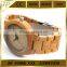 Pine 100% natural bamboo wrist watch for men women Gift box bamboo