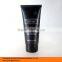 black cosmetic packaging tubes for cream with offset printing surface