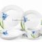Hot sale 20 pieces white ceramic porcelain dinnerwares