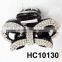 fancy rhinestone plastic african butterfly hair pin plastic hair clips