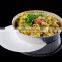 Aluminum Food Tray 7 inches with lid white lid folded