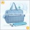 China multifunction large capacity mommy bag baby diaper leather handbag