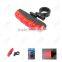 Wholesaler 5 LED Bicycle Safety rear light cycling LED Light