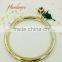 Big Circular metal handle for leather bag,tote bag plastic handle