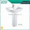 HTD-451 Foto promotional sanitary ware bathroom ceramic pedestal basin