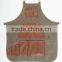 high quality waxed canvas leather tool apron