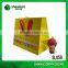 Fashionable China gift paper bag manufactures with ribbon handles