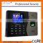High quality free software linux system time recorder color screen TCP/IP Webserver rfid fingerprint time attendance machine