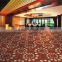 High Quality Wool Axminster Banquet Hall Carpet with 3D pattern