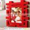 2016 hot sale high quality felt love photo picture frame for wedding decoration