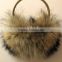 Good Quality raccoon fur ear warmers/warm ear muff