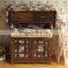 Modern Living room furniture wood Cheap antique folding ironing board with baskets