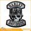 2016 hot sales custom embroidery logo designs custom fashion clothing self-adhesive embroidery patch