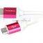 New Products for Cellphone Accessories Fashion mix color Micro USD Data Cable for Samsung