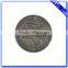 Wholesale Custom engraved logo brass antique silver souvenir coin