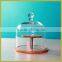 wedding cake glass dome with base