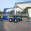 High quality Europe best selling ZM8006 8 tons Log loading trailer with crane