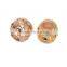 Fashion Gold-Tone Round Brass Beads High Qulity Metal Beads DIY Jewelry Accessories