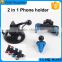 2016 wholesale price extendable clamp 360 rotating car air freshener holder, car cellphone holder