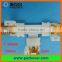2pin 8mm/ 10mm/ 12mm T Shape Snap Free Solder Connector for Flexible LED Strip
