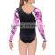 Wholesale Gymnastics Girl Long Sleeve metallic leotards