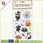 latest gadgets pumpkin and goast shape pvc lable sticker