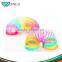 High quality plastic colorful Slinky spring toys for sale