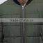 Daijun OEM men 100% polyester windproof blank green men winter duck down jacket