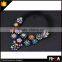 Multi Different Color Flowers Necklace,Statement Flowers Necklace,Enamel Alloy Flowers Shourouk Necklace