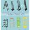 Metal ajustable display stand/rack foy tiles for showroom HSX-129