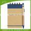 Brown Spiral Cardboard Cover Logo Notebook Wholesale