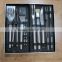 LFGB Approved Stainless Steel 18pcs BBQ Tools Set with ALuminum Box/Barbecue